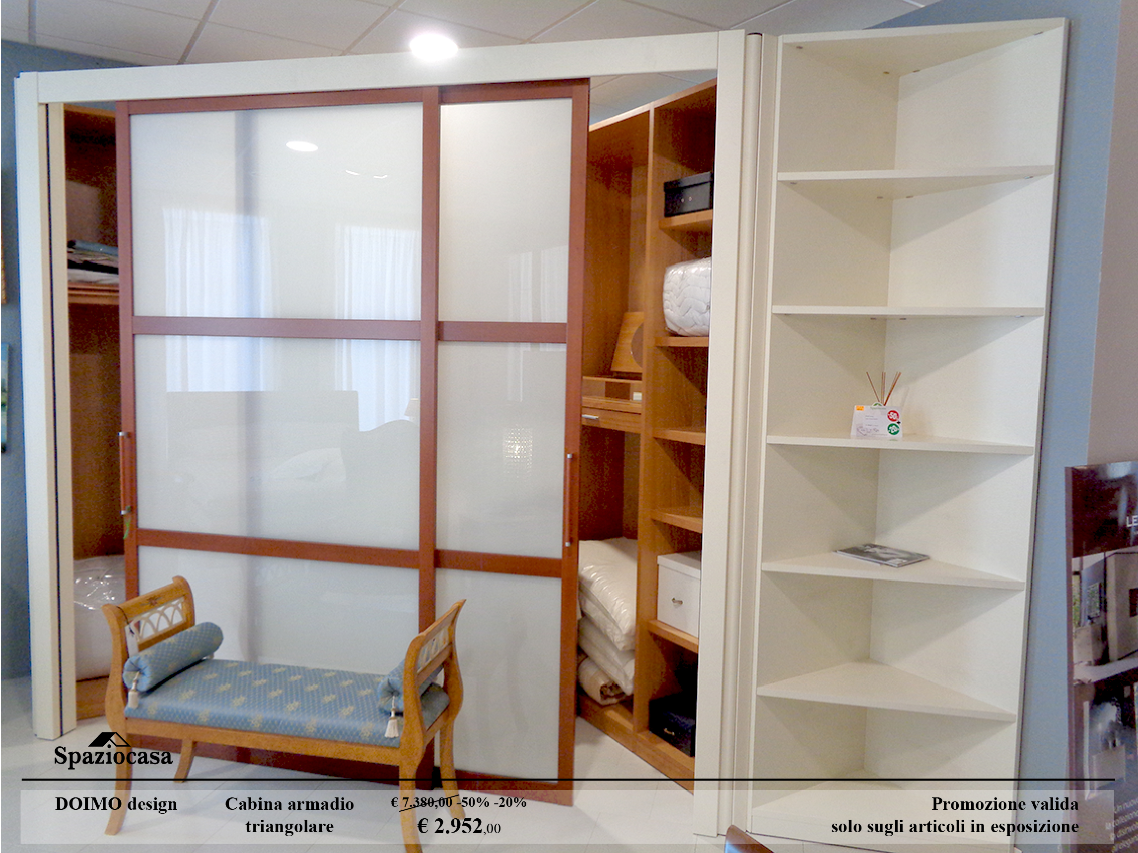 Spaziocasa.com Cabina armadio triangolare